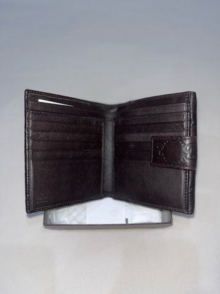 Cartera Gucci Piel Marrón Vintage