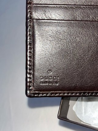 Cartera Gucci Piel Marrón Vintage