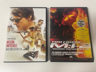 DVD Misión Imposible 1 y 2 (Tom Cruise)