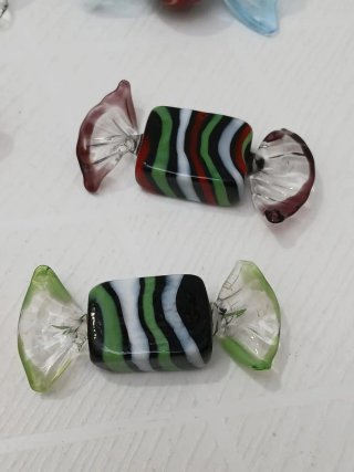 Caramelle Vetro Murano Multicolore