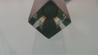 Jarrón de cristal Murano verde
