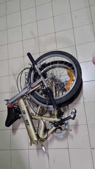 Bicicleta plegable aluminio