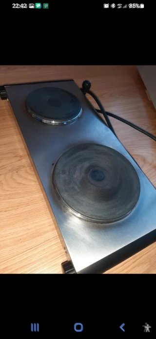 Placa Cocina Eléctrica Portátil Ufesa INOX