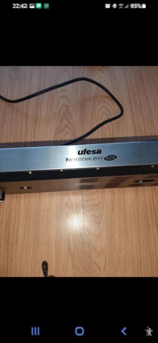Placa Cocina Eléctrica Portátil Ufesa INOX