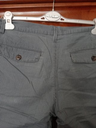 Bermuda estiva Giv Jeans righe blu taglia M