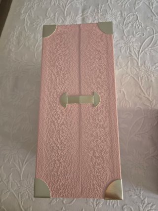 Caja joyero Lancôme rosa y otra en azul
