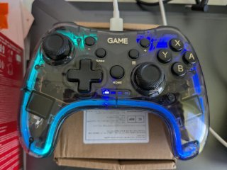 Mando Pro Switch Transparente LED