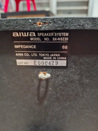 Minicadena Aiwa NSX-SZ20 CD/Radio/Cassette