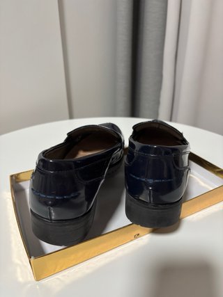 Mocasines azul de mujer