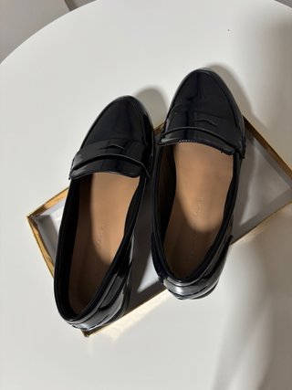 Mocasines azul de mujer