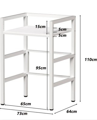 Estantería para lavadora y secadora 73*64*110cm