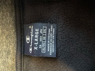 Felpa Champion Zip Intera XL