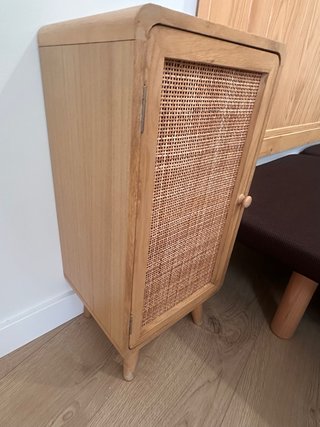 Conjunto Cabecero, Somier y Mesitas Madera
