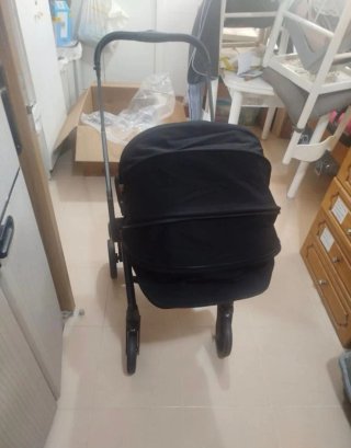 Carrito Stroller Plus Negro/Gris