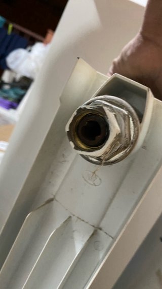 Radiador de calefacción blanco