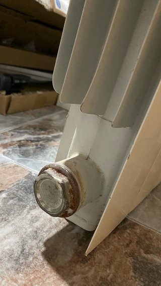 Radiador de calefacción blanco
