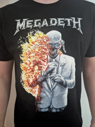 CAMISETA NEGRA - MEGADETH - TALLA XL y más...
