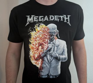 CAMISETA NEGRA - MEGADETH - TALLA XL y más...