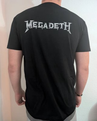 CAMISETA NEGRA - MEGADETH - TALLA XL y más...