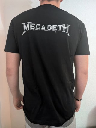CAMISETA NEGRA - MEGADETH - TALLA XL y más...