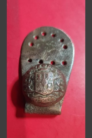 Antiguo botón militar de Alfonso XIII Infanteria