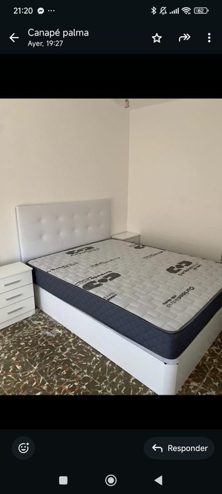 Liquidación:canapes y colchones