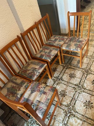 Juego de 6 Sillas de Comedor