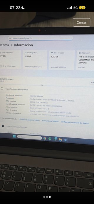 Ordenador portátil Lenovo gris