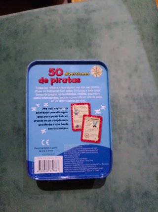 Caja metálica 50 Diversiones de Piratas