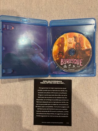 Burlesque Blu-ray Cher Christina Aguilera Español
