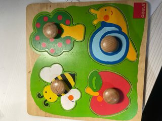 Puzzle de madera Goula con piezas grandes