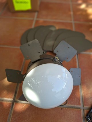 Ventilador de techo con lámpara