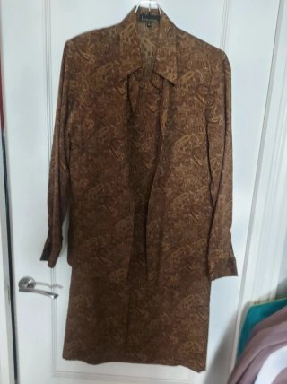 Vintage Lasserre Paris 100% Pura Lana Virgen Fina