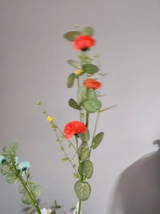 Flores artificiales decorativas