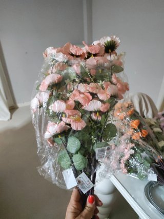 Flores artificiales decorativas