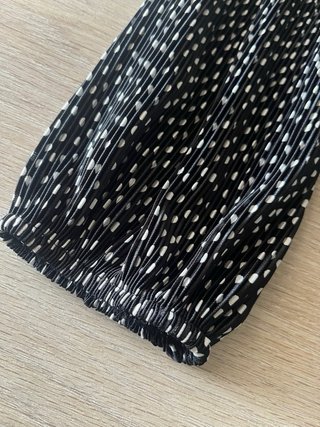 Blusa manga larga lunares