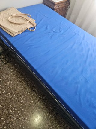 Cama articulada eléctrica con colchón
