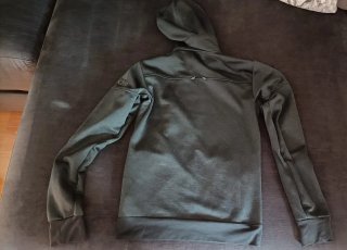Chaqueta con capucha Adidas gris