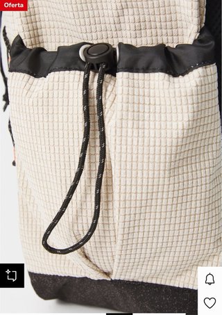 Mochila Adidas Beige y Negra
