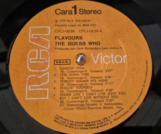 The Guess Who - Flavours LP España 1975