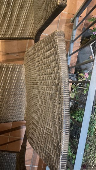 4 Sillas de terraza apilables