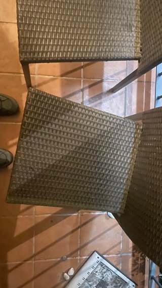 4 Sillas de terraza apilables