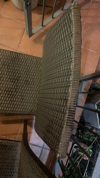 4 Sillas de terraza apilables