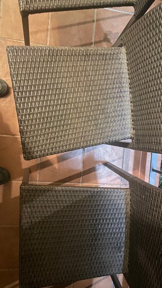 4 Sillas de terraza apilables