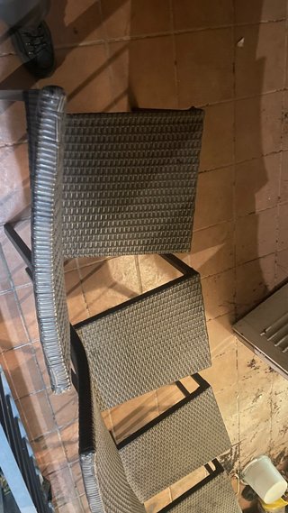 4 Sillas de terraza apilables