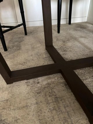 Mesa comedor madera y metal