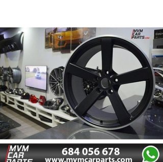 Juego de 4 Llantas 19 Fox MS003 Black Concave BM08