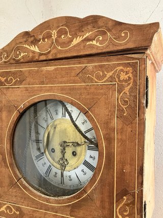 Reloj de pie antiguo de madera 40x20x180cm de alto