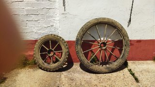 Ruedas de coche de caballos