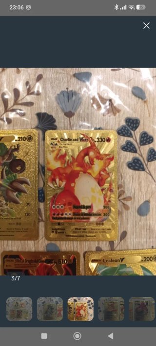 Pack Cartas Pokémon Doradas